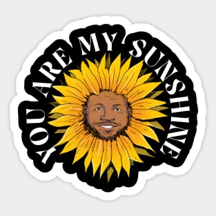 you are my sunshine lebron funny sunflower james internet meme Sticker